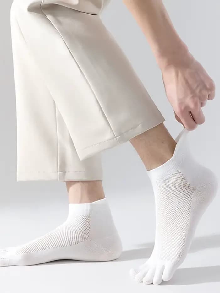 Chaussettes de sport en pur coton pour hommes et femmes