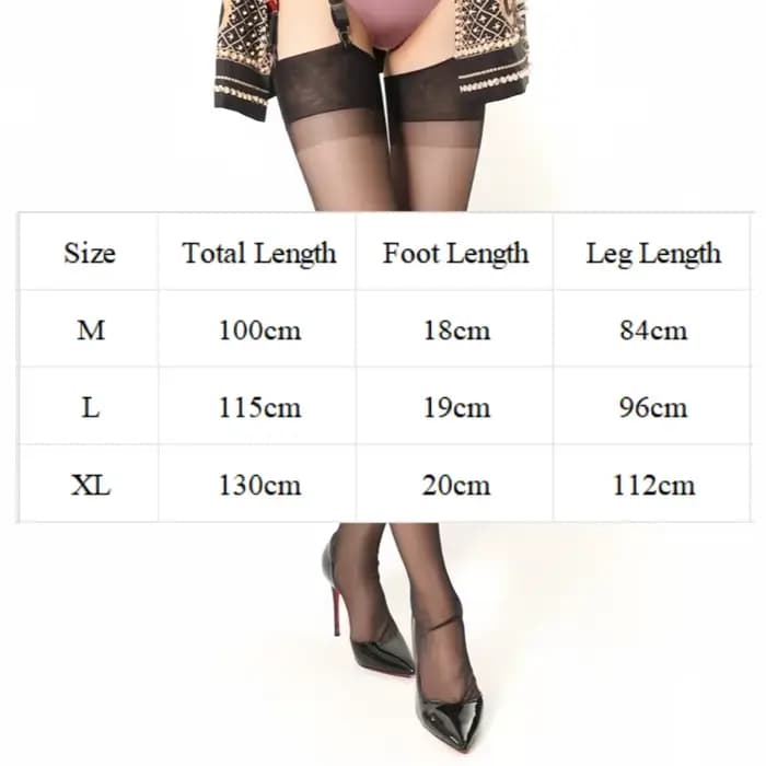 Sensation nue Sexy bas transparents Lingerie