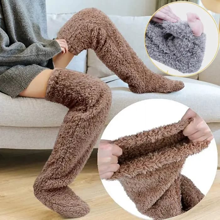 Bas de pieds chauds d'hiver pour femmes et hommes