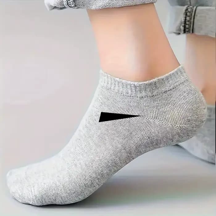 Lot de 20 paires de chaussettes de sport neutres noires et blanches