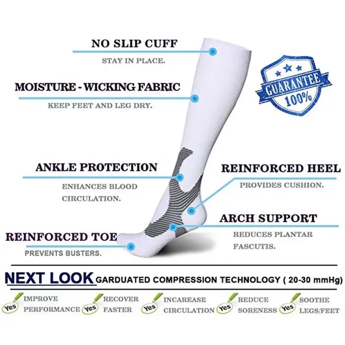 Chaussettes de Compression pour hommes et femmes