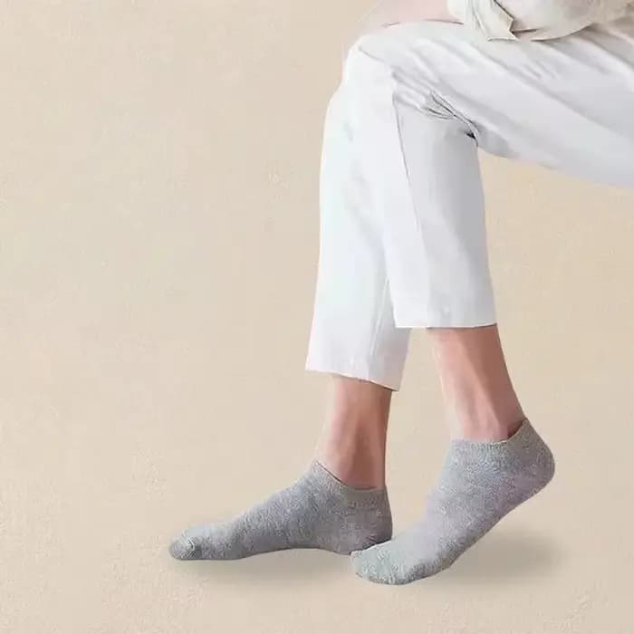 5/10/40 paires été solide coupe basse cheville chaussettes hommes femmes