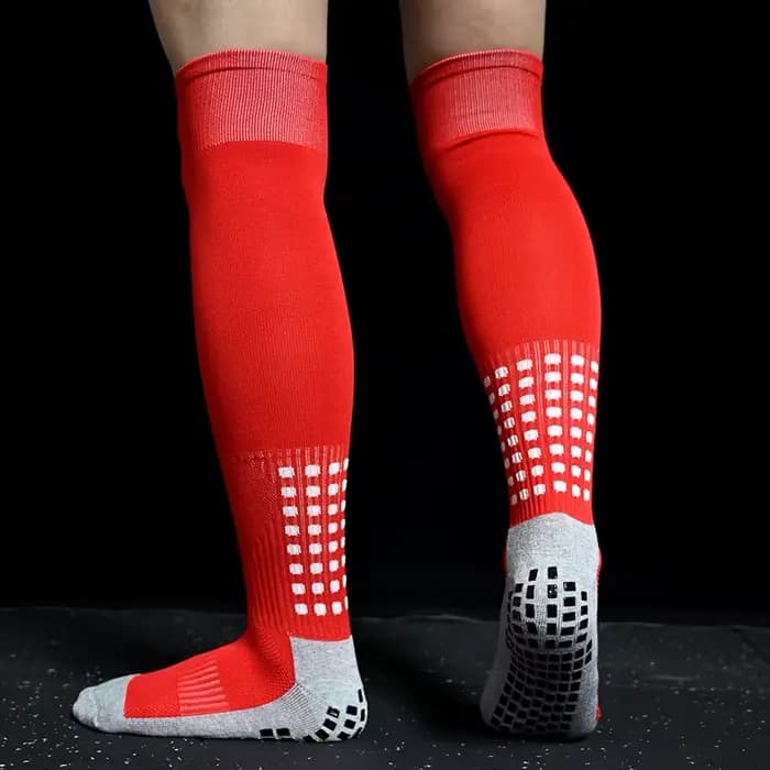 Nouvelles chaussettes de Football longues Silicone ventouse poignée anti-dérapant