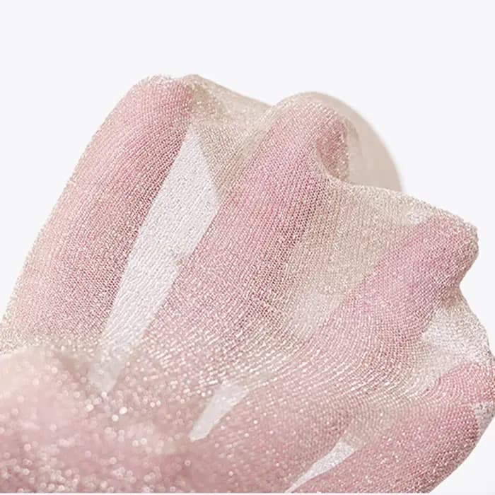 4 paires de chaussettes en soie argentée pour femmes