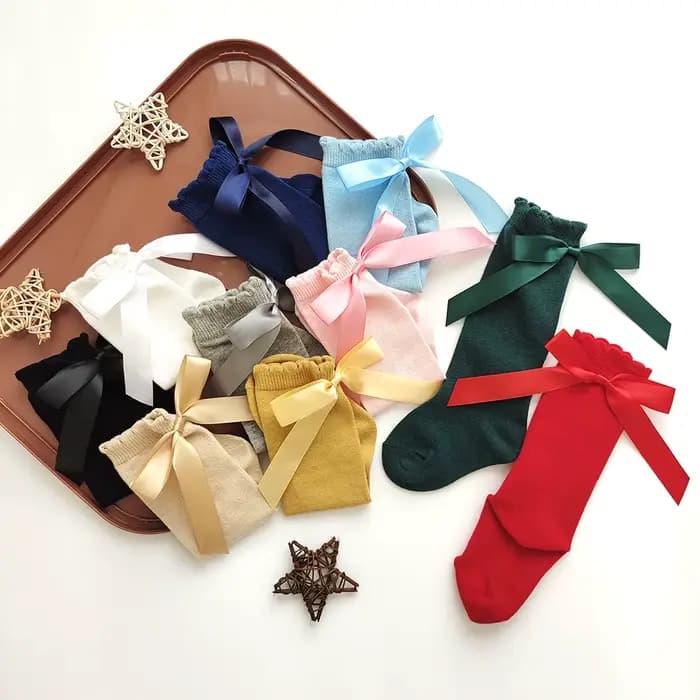 Chaussettes à volants pour filles princesse à la mode