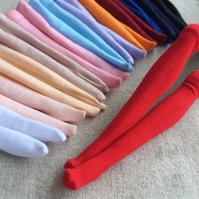 1 paire de chaussettes Blyth couleur bonbon, bas pour Azone,Momoko, Blyth 1/6, accessoires de vêtements de poupée