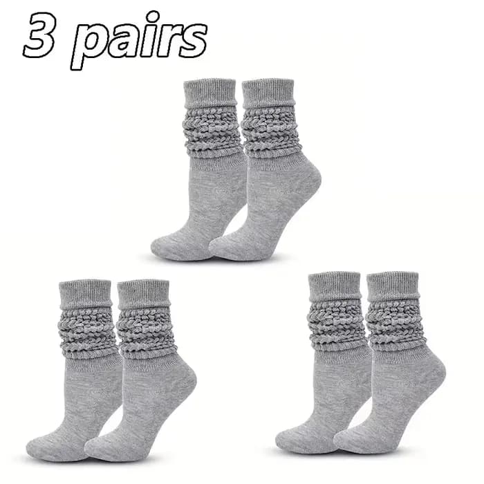 Chaussettes mi-mollet pour femmes