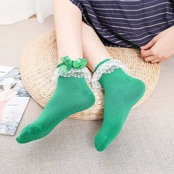 Lolita – chaussettes courtes en dentelle pour femmes
