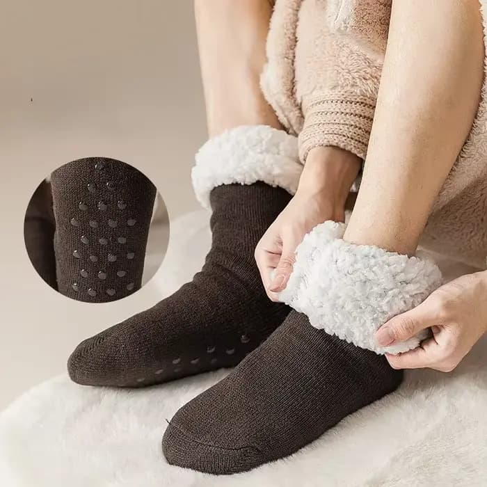 Chaussettes de neige antidérapantes en Silicone