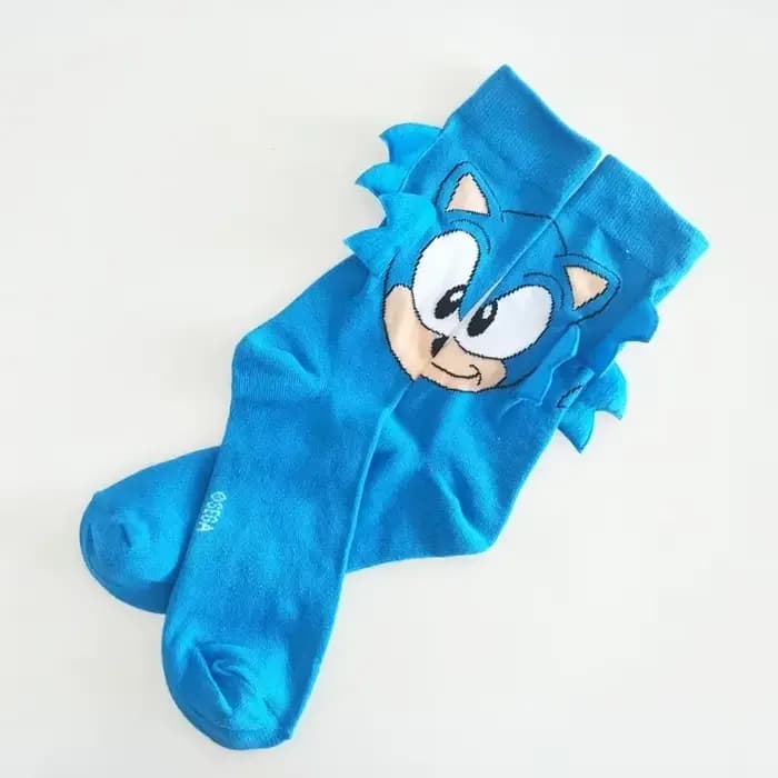 Chaussettes pour enfants Sonics, chaussettes mignonnes, chaussettes en coton pour garçons, chaussettes fines d'hiver et de printemps, chaussettes de dessin animé, cadeaux d'anniversaire pour enfants
