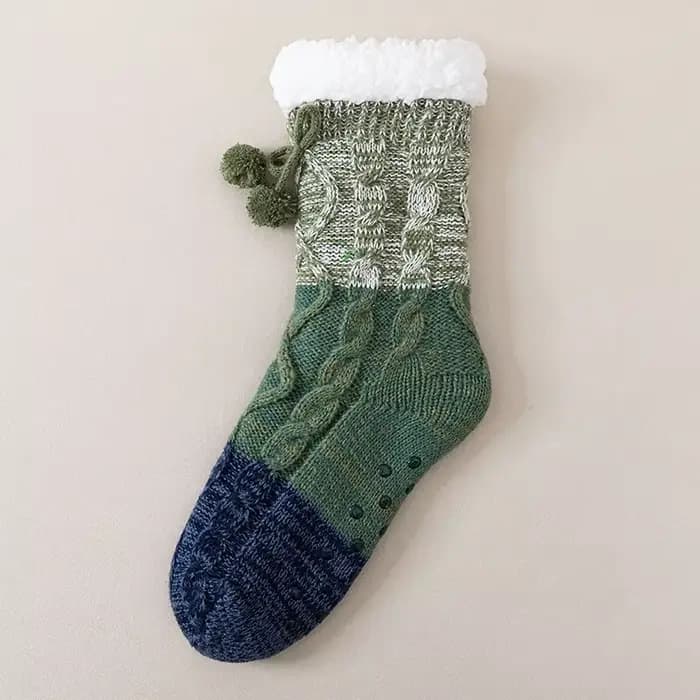 Chaussettes épaisses et chaudes en laine d'agneau