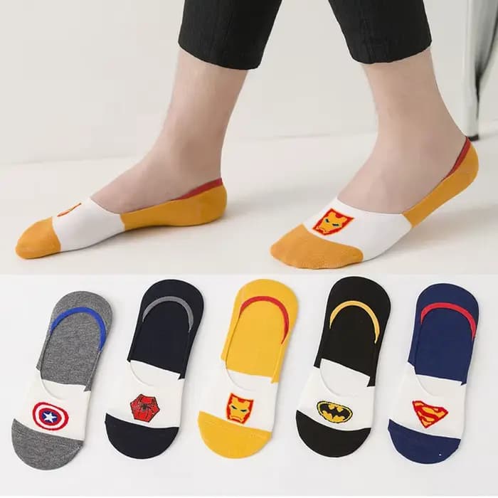 Chaussettes fines invisibles et respirantes pour hommes
