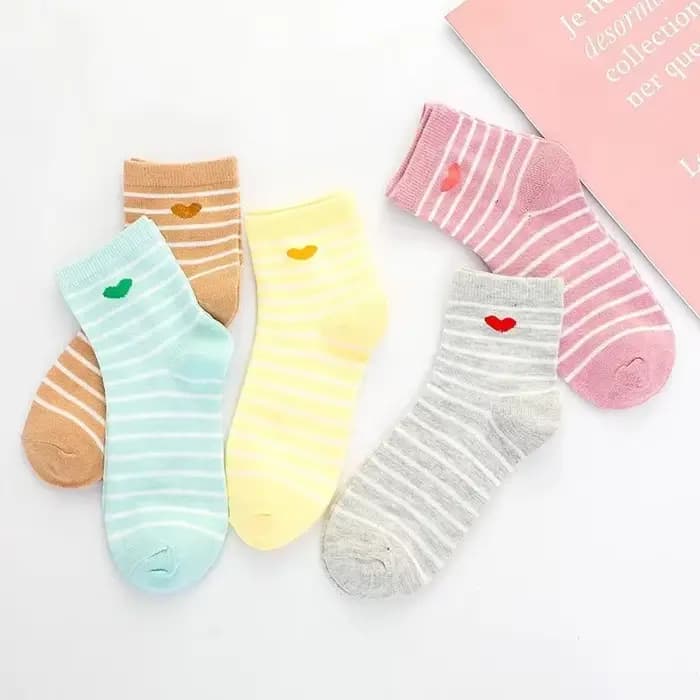5 paires Pack femmes chaussettes fille dessin animé Bar ours belle joyeux drôle sourire mignon Kawaii bateau cheville
