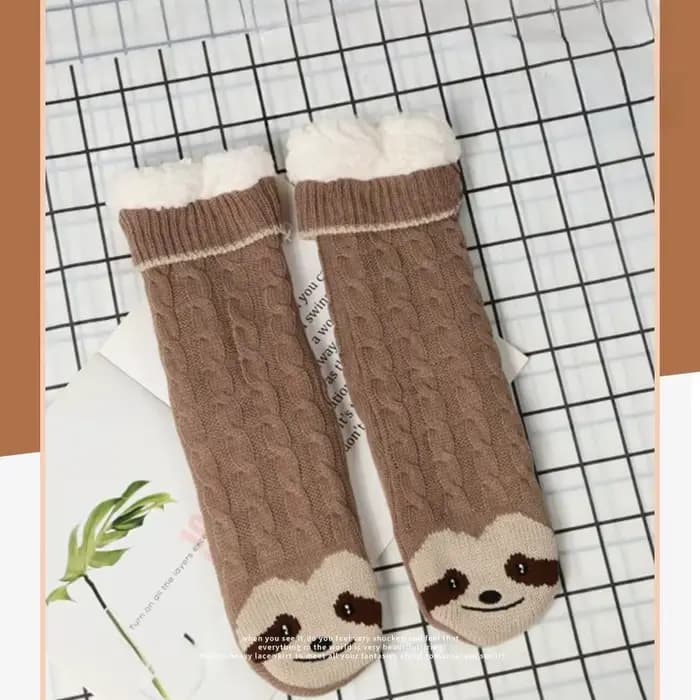 Chaussettes épaisses doublées de polaire pour femmes