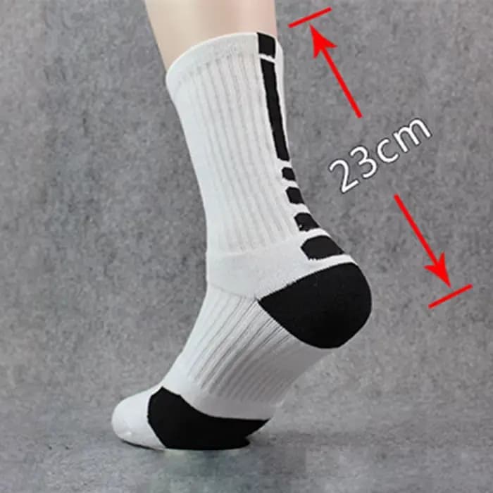 Ensemble de chaussettes de sport en coton avec éponge amortissante pour hommes et femmes
