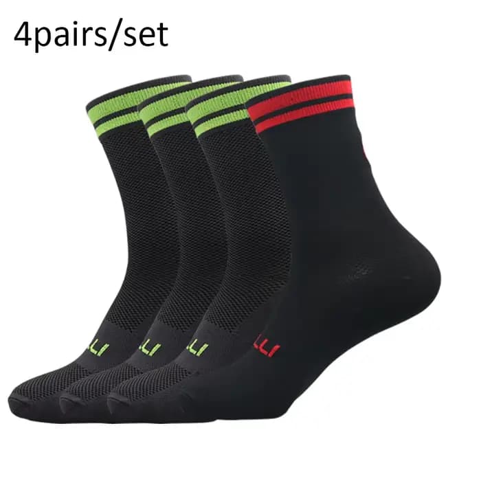 4 paires de chaussettes de Sport respirantes de haute qualité pour la course/vélo de montagne/sport de plein air