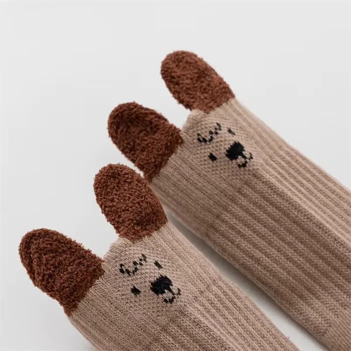 Chaussettes mignonnes en coton pour bébé, chaussettes confortables et désossées pour enfants de 0 à 8 ans, chaussures pour garçons et filles, vêtements pour enfants Acc