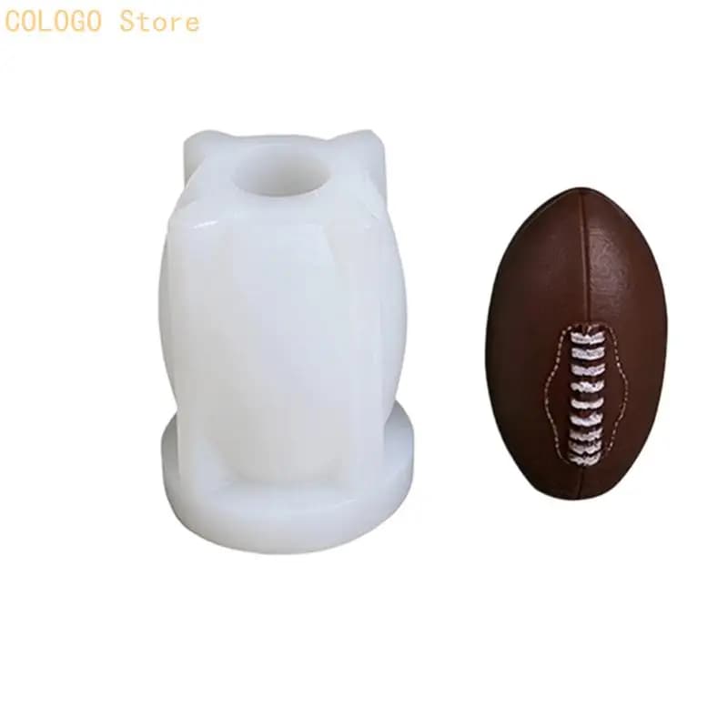 Moule à bougie en Silicone pour ballon sport, Football, basket-Ball, volley-Ball, décoration maison