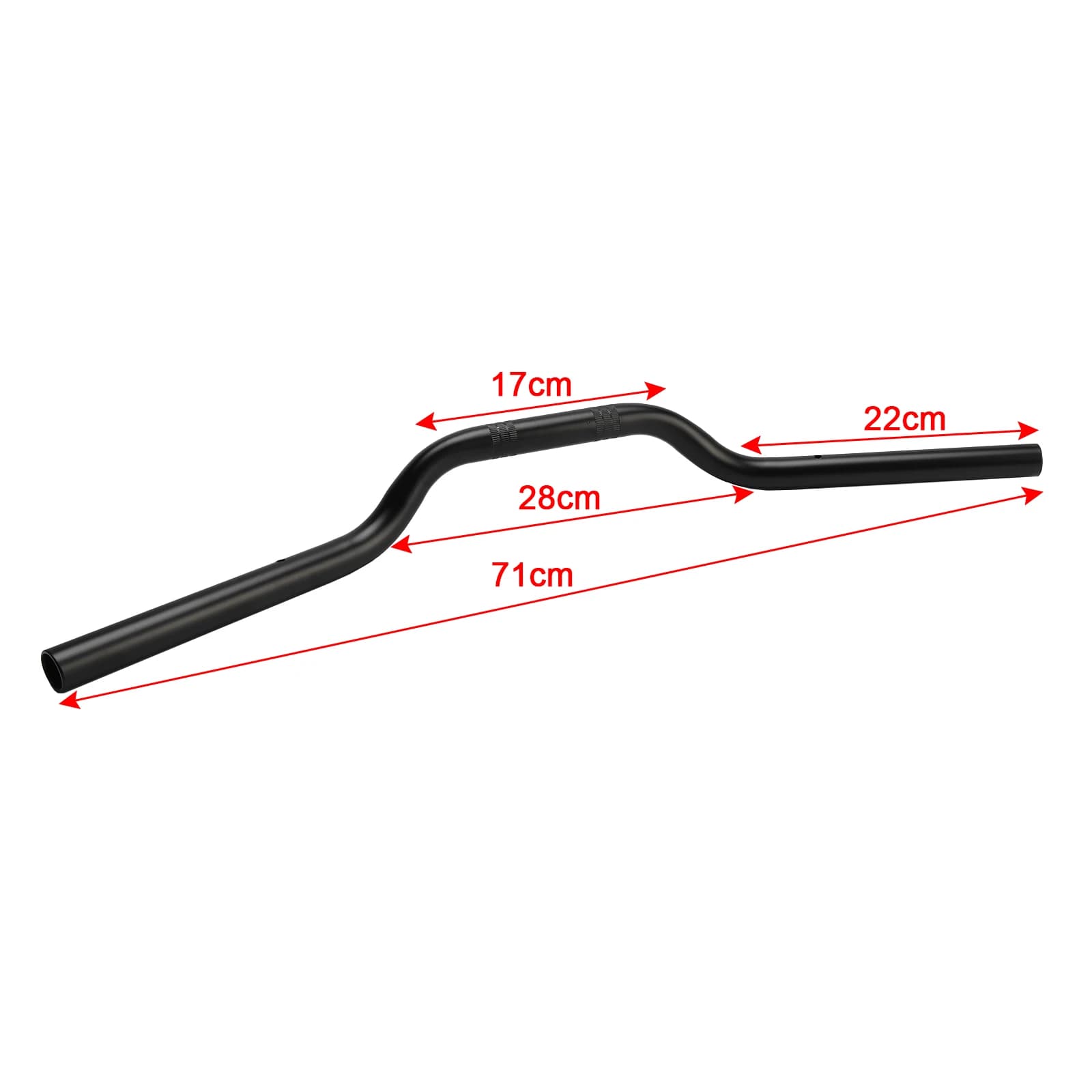 Artudatech Sportster XL 1200 pour guidons noirs de 25 mm, guidons de 1 pouce Tracker 883