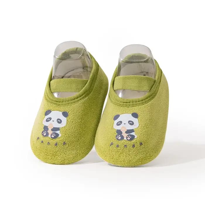 Chaussettes antidérapantes pour bébé, chaussettes chaudes d'hiver pour nouveau-né, avec semelle en caoutchouc, pour filles et garçons, pantoufles de sol pour nourrissons et enfants, nouvelle collectio