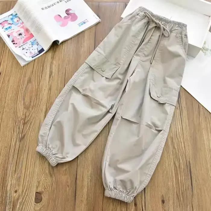 Collants Cargo pour filles, pantalons de jogging élastiques à la cheville, pantalons décontractés légers et respirants, tenue d'été tendance