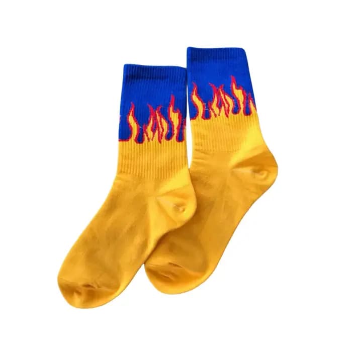 Chaussettes de Skateboard de rue flamme rouge