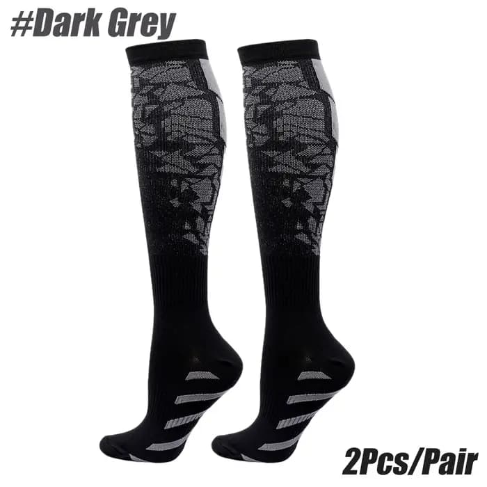 Chaussettes de compression de sport professionnelles pour femmes et hommes