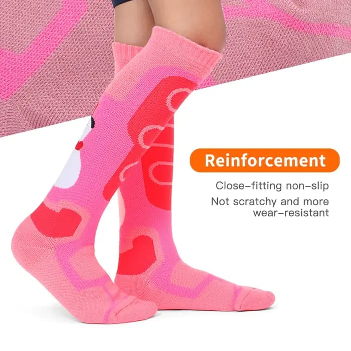 Chaussettes de ski thermiques chaudes pour enfants