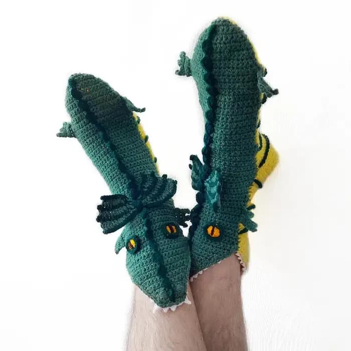 Chaussettes amusantes en tricot d'animaux pour hommes et femmes, chaussettes Crocodile, nouveauté, Alligator fantaisiste, caméléon, manchette 3D, chaussettes de sol chaudes
