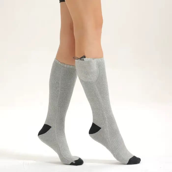 Chaussettes thermiques électriques pour hommes et femmes, chauffe-pieds, chaussettes d'hiver, chauss