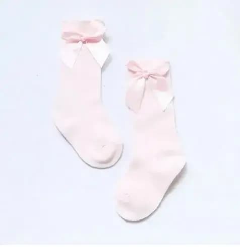 Nouveau-né bébé filles collants hiver bébé bas arc coton dentelle genou haut Long Tube collants princesse infantile nouveau-né collants