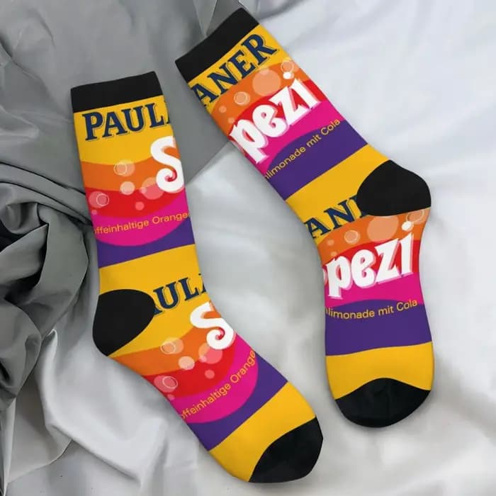 Paulaner Spezi chaussettes allemagne boissons au Soda bas hommes moyen doux course