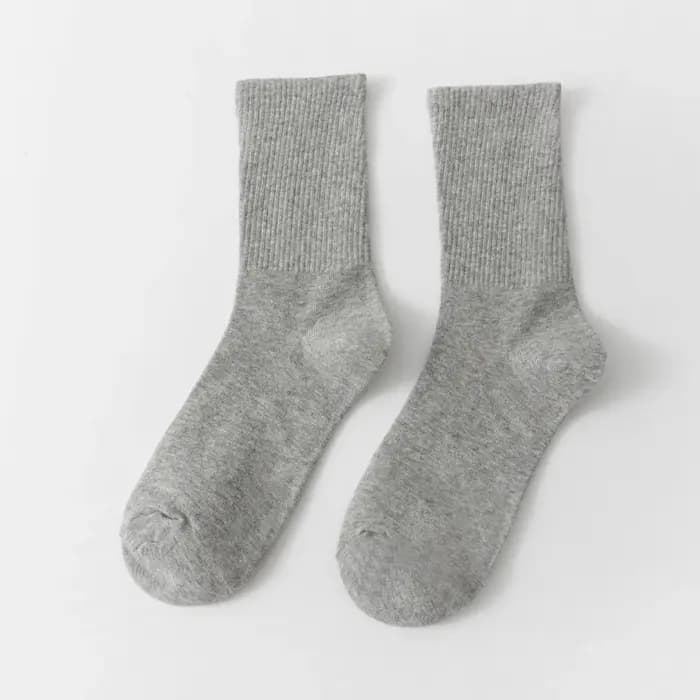 Chaussettes unisexes décontractées en coton