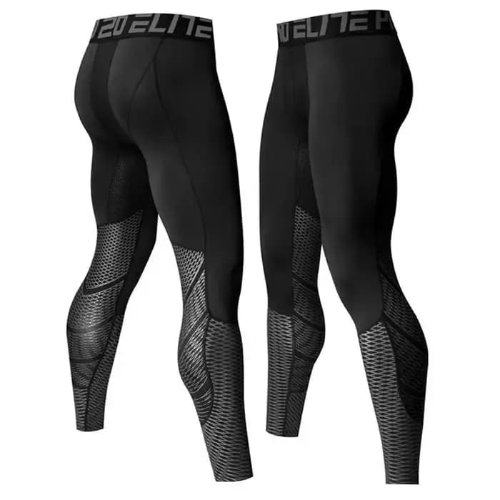 2018 hommes collants de course compresser pantalons de Yoga GYM exercice Fitness Leggings entraînement basket-ball exercice Train vêtements de sport UX55