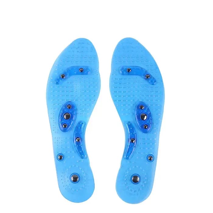 Acupression sur pied chaussures semelle intérieure aimant Massage semelles en Silicone pour hommes médicaux augmenter le temps femmes perdre du poids semelle de chaussure