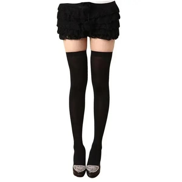 Chaussettes hautes au dessus du genou pour femmes