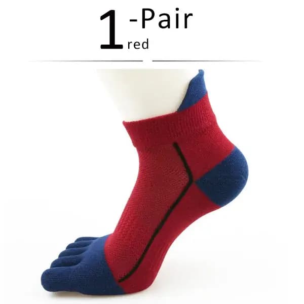 Chaussettes de sport athlétiques en coton rayé