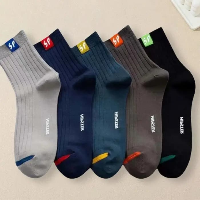 5 paires de chaussettes mi-longues pour hommes