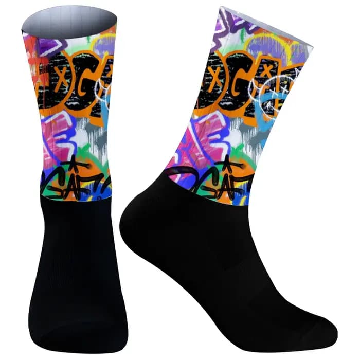 Chaussettes de cyclisme respirantes pour hommes et femmes