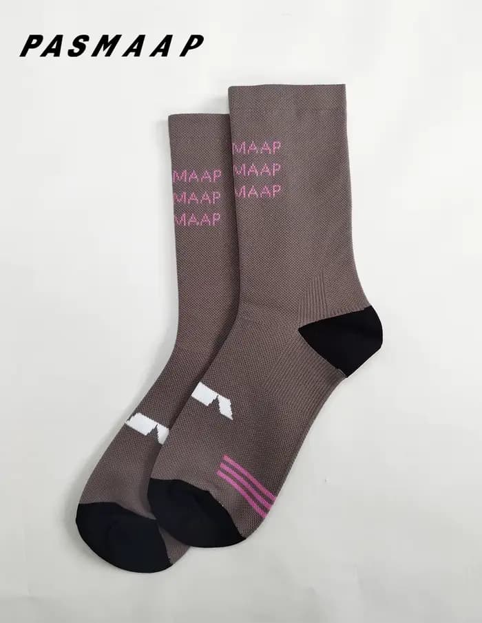 PASMAAP chaussettes de cyclisme professionnelles hommes femmes respirant anti-dérapant chaussettes de vélo de route chaussettes de cyclisme vtt vélo sport chaussettes de course