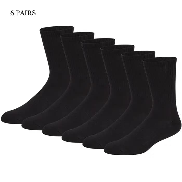 Match-Up Chaussettes de sport en éponge pour hommes (6 PAIRES)