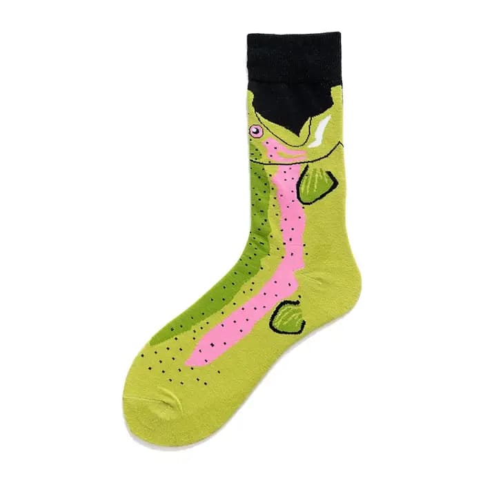 Chaussettes décontractées colorées pour hommes, chaussettes heureuses et drôles, chaussettes imprimées unisexes, chaussettes en coton peigné Sox, mode masculine, taille EU 38-45, 1 paire