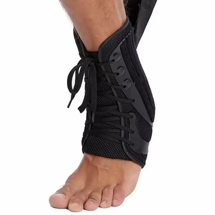 Support de cheville de sport pressurisé, protection des articulations, attelle de soutien de cheville à Compression, stabilisateurs latéraux réglables