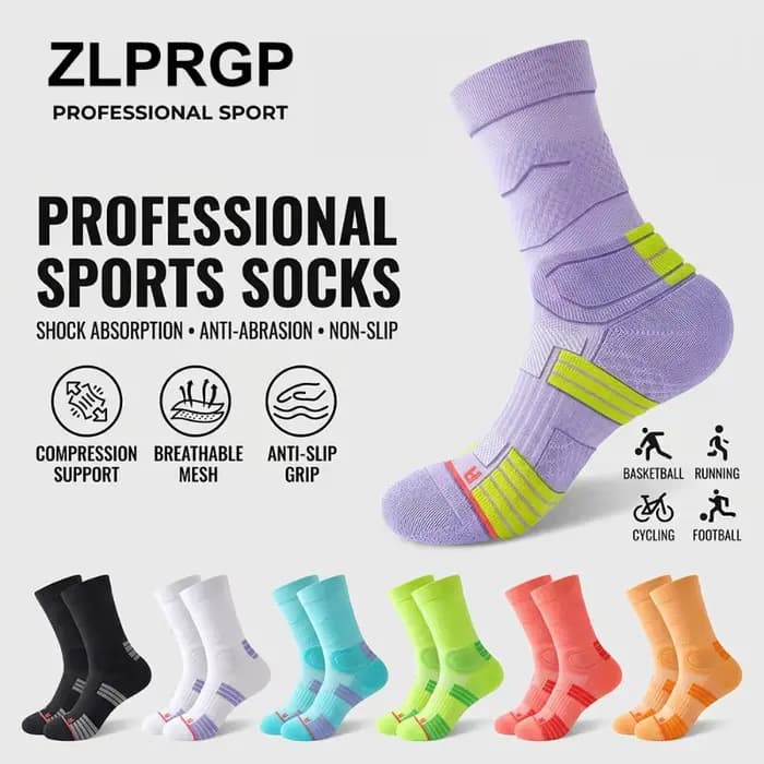 1 paire de chaussettes de sport d'été pour femmes