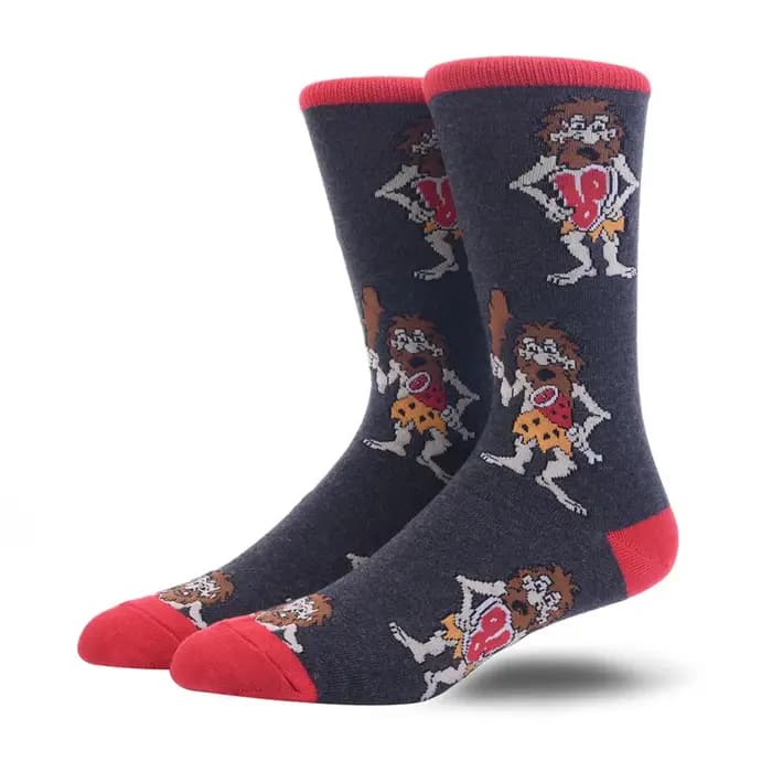 Mariage chaussettes drôles hommes dessin animé Animal carlin singe nourriture Sushi créatif