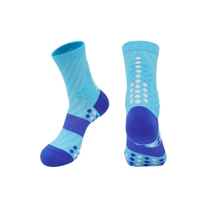 Chaussettes de compression pour la course à pied, chaussettes de sport colorées pour marathon, pour homme, femme, adulte, adolescent, cyclisme