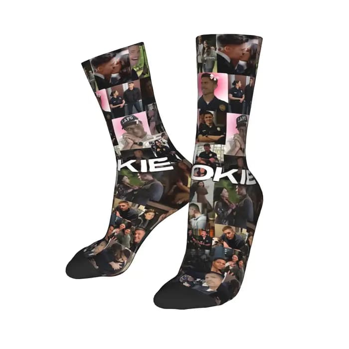 Mode femmes hommes chaussettes d'équipage The Rookie Tim Bradford Merch chaussette douce et respirante
