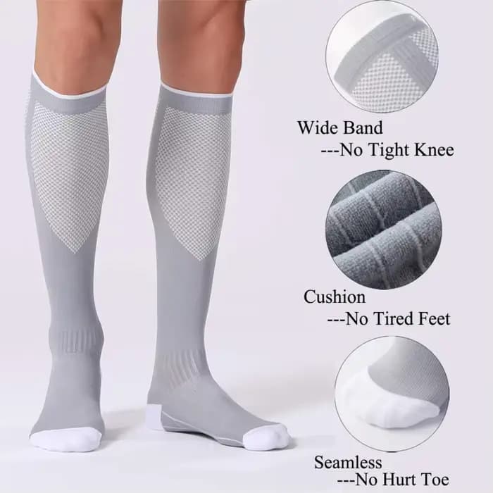 1 paire de chaussettes de compression pour femmes et hommes