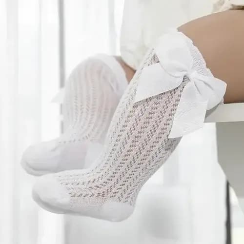 Chaussettes d'été en coton pour bébé fille de 0 à 24 mois