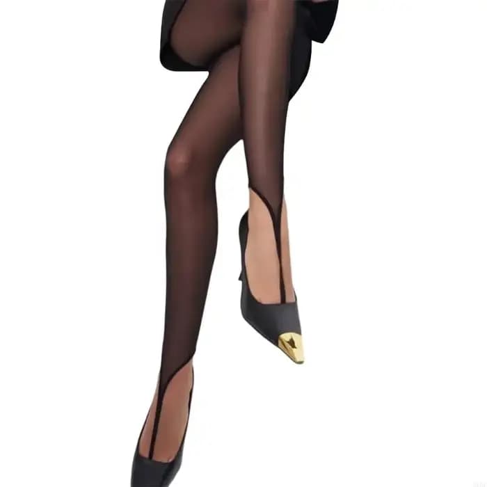 Collants sans pieds en Nylon haute durabilité avec boucle d'orteil